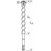 BOSCH SDS-plus-7 Hammerbohrer, 5 x 50 x 110 mm 2608585023