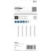 BOSCH PRO Alu T127D Stichsägeblatt, 100 mm, 5-tlg. 2608631017
