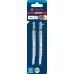 BOSCH EXPERT 'Wood 2-side clean' T 308 B Stichsägeblatt, 2 Stück 2608901711