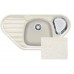 Franke SET G45 Fragranit Einbauspüle COG 651 E glacier + Armatur FC 9541+Spülmittelspender
