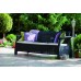 ALLIBERT CORFU LOVE Seat, 3-Sitzer Sofa, braun/schokobraun 17197959