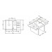 ALVEUS Cubo 40 Algranitspüle, 780 x 500 mm, beige 1067421