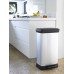 CURVER DECO BIN 50L Treteimer 39 x 29 x 73 cm silber 02162-582