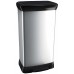 CURVER DECO BIN 50L Treteimer 39 x 29 x 73 cm silber 02162-582