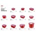 CURVER MICRO-WAVE 1,2L Dose 20x15x9cm rot 00939-472