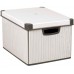 B-WARE CURVER Aufbewahrungsbox Classico,39,5 x 29,5 x 25 cm, 25 l, grau/weiß, 04711-D41