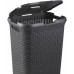 CURVER STYLE 60L Wäschesammler 44,8 x 61,5 x 34,1 cm, dunkelgrau 00707-308