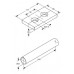 Danfoss Wandrosette für 50 mm Anschluss für VHX chrom 013G3129