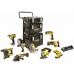 DeWALT Akku-Kombiwerkzeugset 18V 4x 5.0Ah Li-Ion XR, mit Trolley und Koffern Tough DCK854P