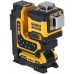 DeWALT DCLE34035D1-QW Linienlaser mit Fernbedienung 3x360 ° (18V/2,0Ah) T-stak