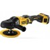 DeWALT DCM849P2-QW Akku Rotationspolierer 125-180 mm XR (18V/2x5,0Ah) Tasche