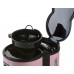 DOMO Kaffeemaschine in Rosa mit 24-Std. Timer,950W, 1,5 Liter, LCD-Anzeige DO477K