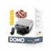 DOMO Waffeleisen mit Standfuß Schwarz, Edelstahl DO9148W