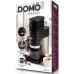 DOMO Kaffeemühle Schwarz, Silber Stahl-Kegelmahlwerk, 150W DO715K