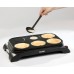 DOMO Wok 6 Pfännchen 1000W, Schwarz DO8710W