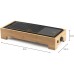 DOMO Bamboo Style Elektrischer Tischgrill Plancha (36x14cm/1000W) DO9270G