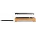 DOMO Bamboo Style Elektrischer Tischgrill Plancha (42x28cm/1800W) DO9271G