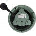 DOMO WOOD YOU Wasserkocher (1,7l/2200W), Edelstahl, grün DO9282WK