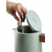 DOMO WOOD YOU Wasserkocher (1,7l/2200W), Edelstahl, grün DO9282WK