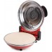 DOMO Pizzaofen für frische Pizza, rot DO9284PZ