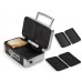 DOMO Waffeleisen + Kontaktgrill Profi 3in1 DO9055C