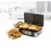 DOMO Profi 3in1 Waffeleisen + Sandwichmaker + Kontakt grill, 1000W DO9136C