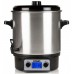 DOMO Einkochtopf Edelstahl mit LCD, 27l, 2000W DO42325PC