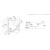 Roca Easy Eckbadewanne Angular 135 x 135 cm, 7248189000