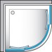 ROLTECHNIK Duschecke ECR2/900 brillant/transparent 506-900R55S-00-02