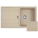 Franke SET G20 Fragranit Einbauspüle EFG 614-78 beige + Küchenarmatur FC 9547.085
