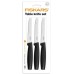 Fiskars Functional Form Tischmesserset, 3-teilig, schwarz 1014279