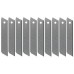 Fiskars CarbonMax Abbrechklingen Cuttermesser, 18 mm, 10er-Packung 1048066