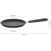 Fiskars Hard Face Pfanne für Crepes und Omelettes 22 cm 1052229