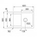 Franke Orion OID 611-62, 620x500 mm, Spüle tectonite, cremig 114.0395.155