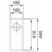 Franke Sirius SID 110-16, 185 x 440 mm, Tectonite Spüle, onyx, 125.0331.028