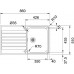 Franke Argos AGX 211-G Edelstahlspüle 860 x 510 mm 127.0380.403