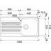 Franke Galileo GOX 611-100/7 Edelstahl Einbauspüle rechts 101.0178.671