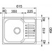 B-Ware Franke Polar PXN 611-60 Edelstahl Einbauspüle Delle