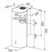 Franke Wandhaube TURN FTU 3805 XS, 37 cm Edelstahl 110.0203.224