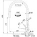 Franke FC 0045.501 EOS NEO Armaturen, Rostfreier Stahl 115.0590.045