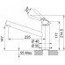 Franke FC 3054.071 ORBIT Küchenarmatur Festauslauf, Chrom/Onyx 115.0628.251