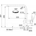 Franke FC 5489.501 ATLAS NEO SENSOR Küchenarmatur Festauslauf Edelstahl 115.0625.489