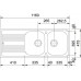 Franke Euroform EFN 621, 1160x475 mm, Küchenspüle, Edelstahl 101.0120.103