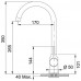 Franke Pola Fragranit Einhebelmischer, Graphit 115.0622.944