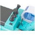 G21 Kinder Sitzbagger, blau mit Helm 690715