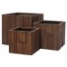 G21 Blumentopf Wood Cube 44x44x41cm, 6392631