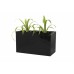 G21 Blumentopf mit Wasserspeicher Combi schwarz 56 x 28 cm 639248