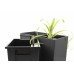 G21 Blumentopf mit Wasserspeicher Combi schwarz 56 x 28 cm 639248