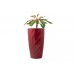 G21 Blumentopf mit Wasserspeicher Diamant rot 33cm 6392531