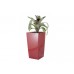 G21 Blumentopf mit Wasserspeicher Linea small rot 55cm 6392441